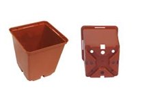 Горшок квадрат. 6х6х6 0,15л