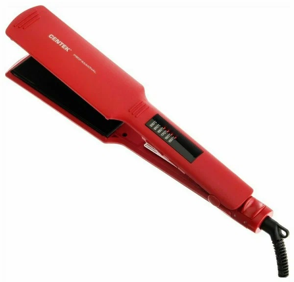 1. Выпрямитель Centek CT-2031 RED 60Вт, плав. пластины 120x44 мм, LED, ультратонкий диз