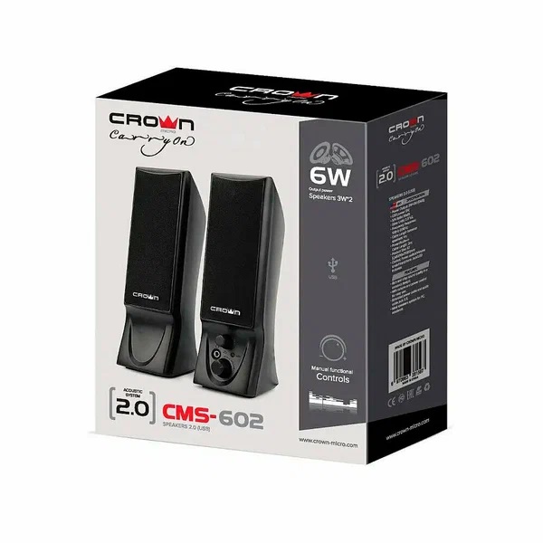 4. Акустическая система 2.0 CROWN CMS-602