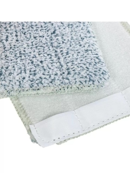 2. Сменный блок для швабры микрофибра, 35х13 см, плоский, прямоугольный, к швабре YS-HF6, светло-серый,