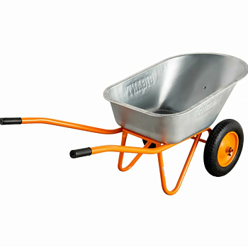 Тачка двухколесная садовая 12410 пневмо 130кг (85Л)