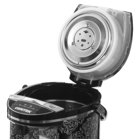 3. Термопот Centek CT-0085 DIAMOND 4.5л, 850Вт, LED-подсветка, большое окно, 2 способа подачи воды