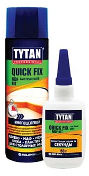 Клей Quick Fix prof. двухкомпонентный прозрачный 200мл/50г