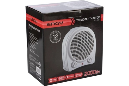 3. Тепловентилятор ENGY EN-531 2кВт,2 ступ.нагрева