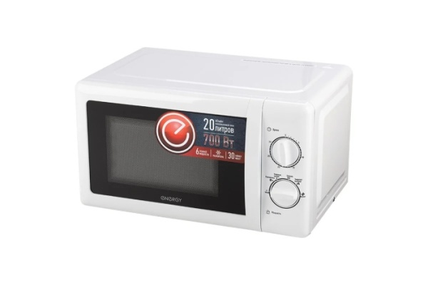 2. СВЧ ENERGY EMW-20704 бел, 20л,700Вт,мех.панель