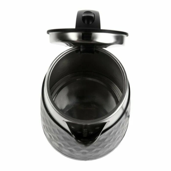 2. Чайник HOMESTAR HS-1021 1,7 л, 1,5кВт, черный, двойной корпус