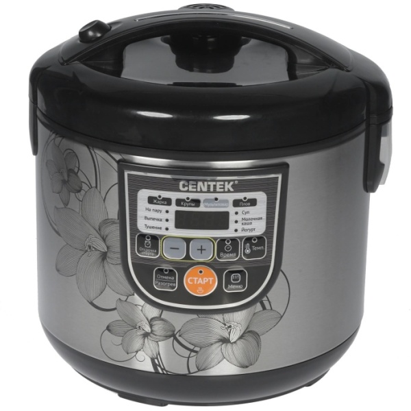 1. Мультиварка Centek CT-1498 700Вт, 5.0л, 10 программ + 28 программ Мультишеф