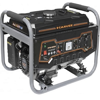 Генератор бензиновый Carver PPG-3600A 2,5/2,8кВт 220в 15л