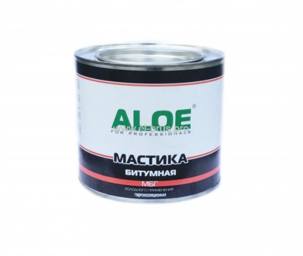 Мастика битумная ALOE гидроизоляционная 1_8кг МБГ