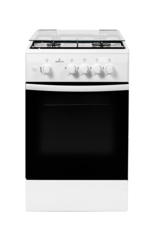 1. Газ.плита GRETA GG 5772 MG33(W)(07AA) бел.4к,ст.крыш,