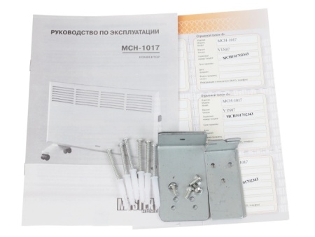 5. Конвектор Mystery MСH-1017 1,5 кВт,2уровня нагрева