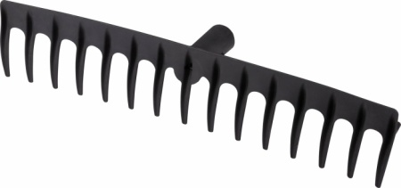 Грабли пластик.садовые(усилееные) 15 зуб-полиамид