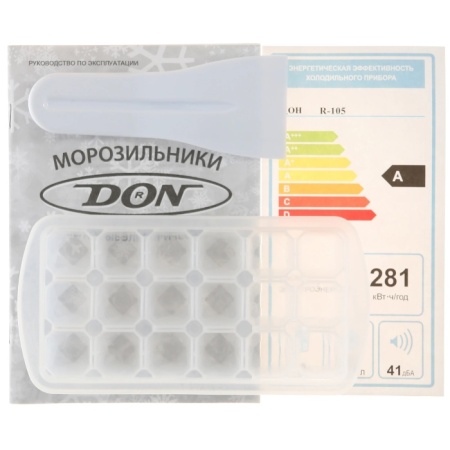 5. Морозильник DON R-105 004B 180л 122см