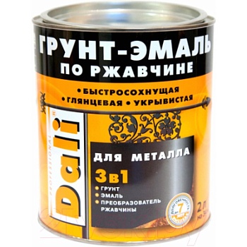 Грунт- эмаль по ржавчине 2л синяя (5005) РОГНЕДА