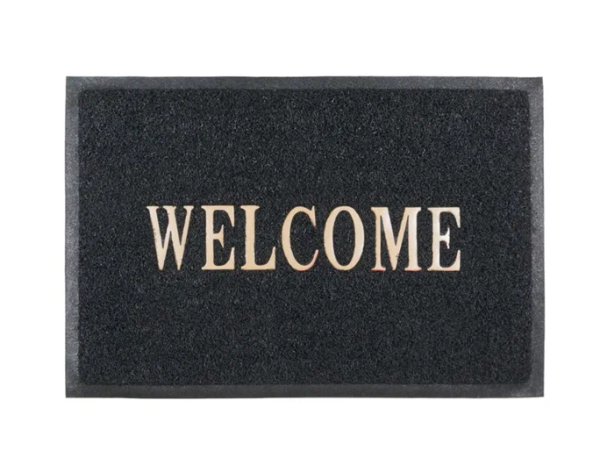 Коврик Коврик пористый 5080см Welcome черный