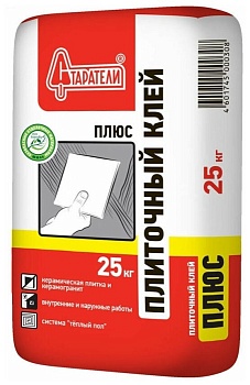 Клей плит.Плюс 25кг Старатели(Россия)