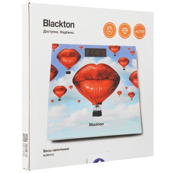 3. Весы напольные Blackton Bt BS1012 Губы