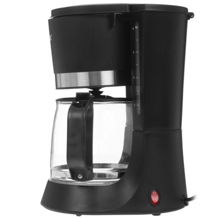 2. Кофеварка Centek CT-1141 Black капельная 800Вт, 1200мл, противокапельная система,многоразовый фильтр