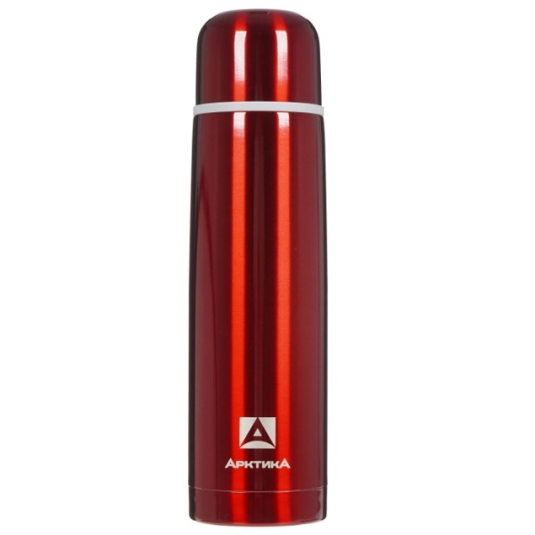 1. Термос Арктика 1000 мл, арт.102-1000-RD, вакуумный (для напитков)