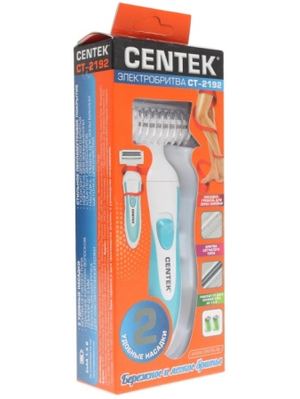 3. Бритва женская Centek CT-2192   сетчатая бритва для сухого бритья, насадка-гребень