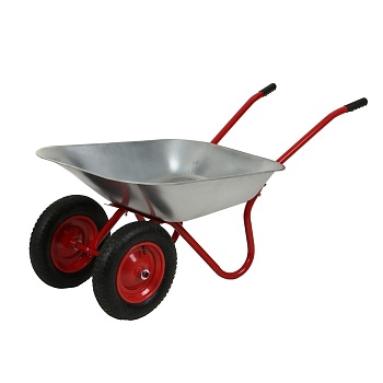 Тачка садовая двухколесная 2*85л колесо 3,25 Д20