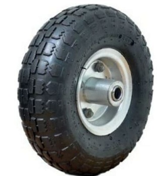 Колесо пневмо 3,50-4 F16мм с несимметричной ступицей