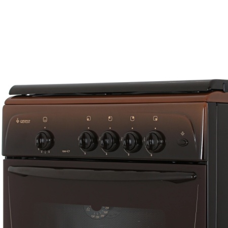 4. Газовая плита GEFEST 1200С7 К43 корич.крышка