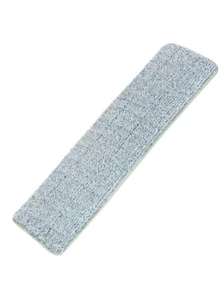 1. Сменный блок для швабры микрофибра, 35х13 см, плоский, прямоугольный, к швабре YS-HF6, светло-серый,