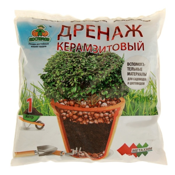 Дренаж керамзитовый 1л